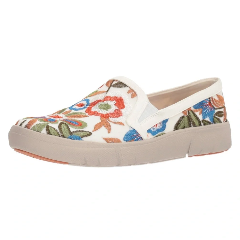 BareTraps Beech Floral Embroidered Slip On Sneaker